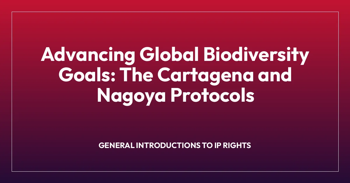 Advancing Global Biodiversity Goals: The Cartagena and Nagoya Protocols