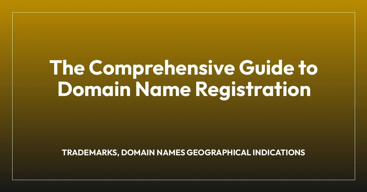 The Comprehensive Guide to Domain Name Registration