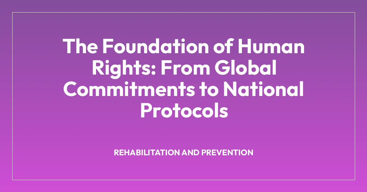 The Foundation of Human Rights: From Global Commitments to National Protocols