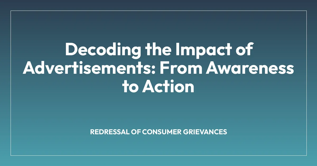 Decoding the Impact of Advertisements: From Awareness to Action