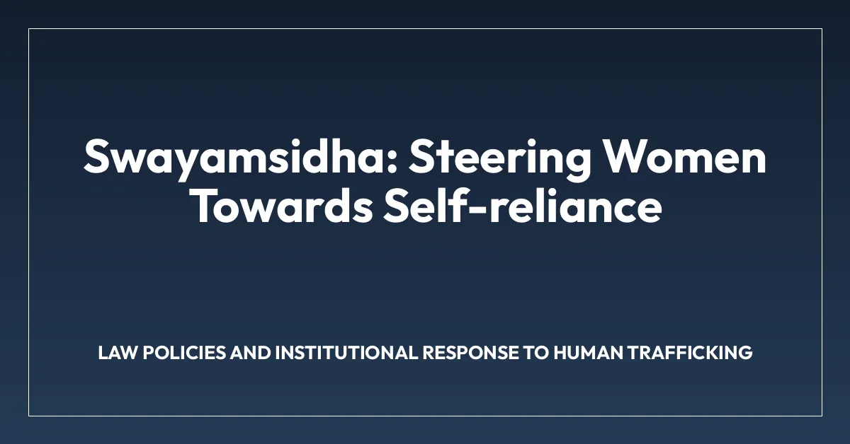 Swayamsidha: Steering Women Towards Self-reliance